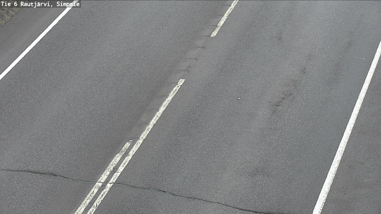 Weather Camera Image Väg 6 Rautjärvi, Simpele, Rautjärvi, Etelä-Karjala