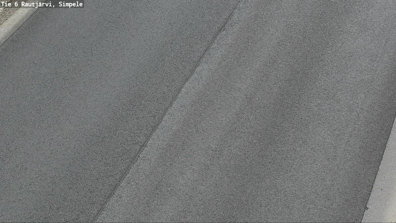 Weather Camera Image Väg 6 Rautjärvi, Simpele, Rautjärvi, Etelä-Karjala