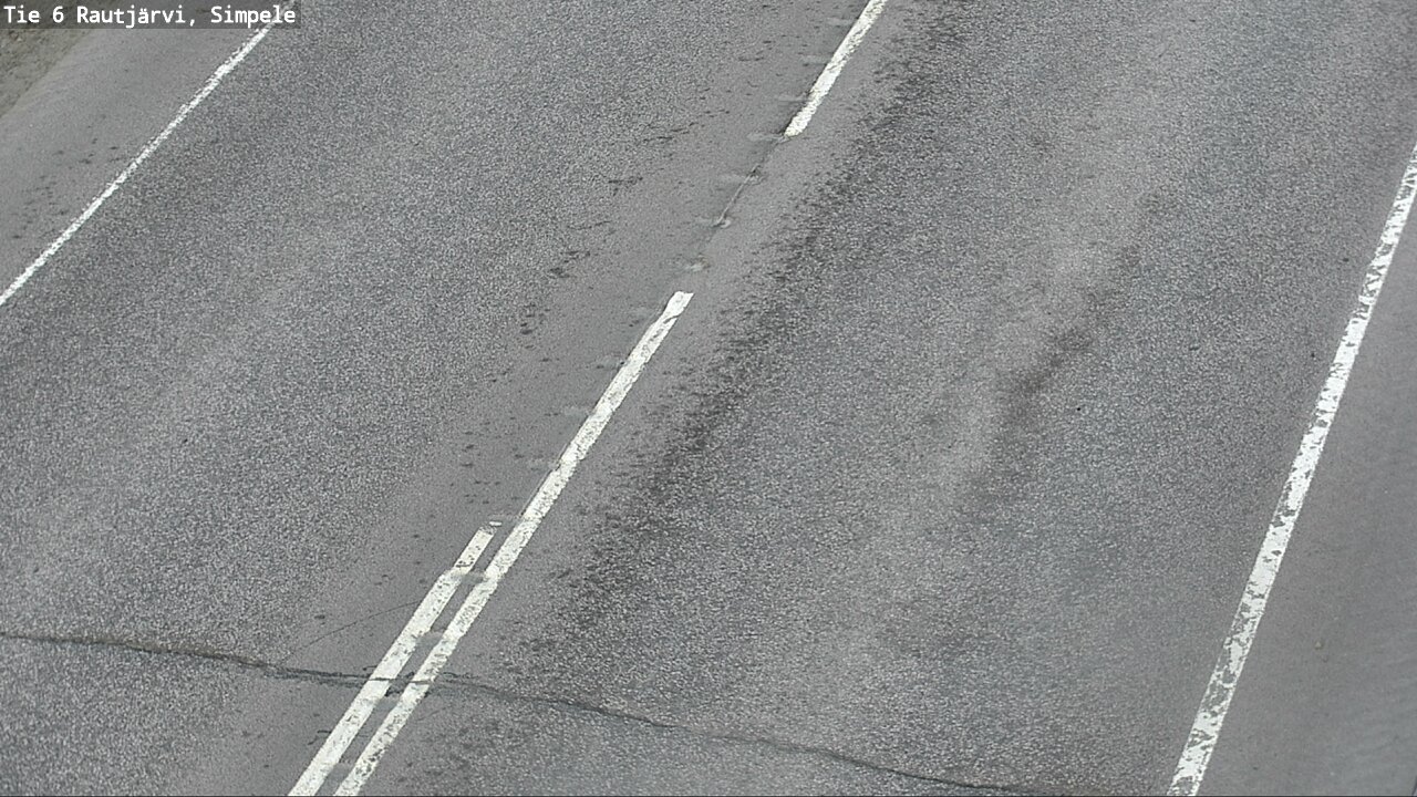 Weather Camera Image Road 6 Rautjärvi, Simpele, Rautjärvi, Etelä-Karjala