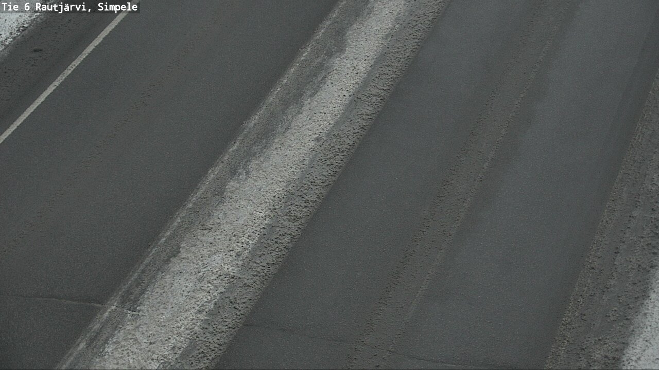 Weather Camera Image Road 6 Rautjärvi, Simpele, Rautjärvi, Etelä-Karjala