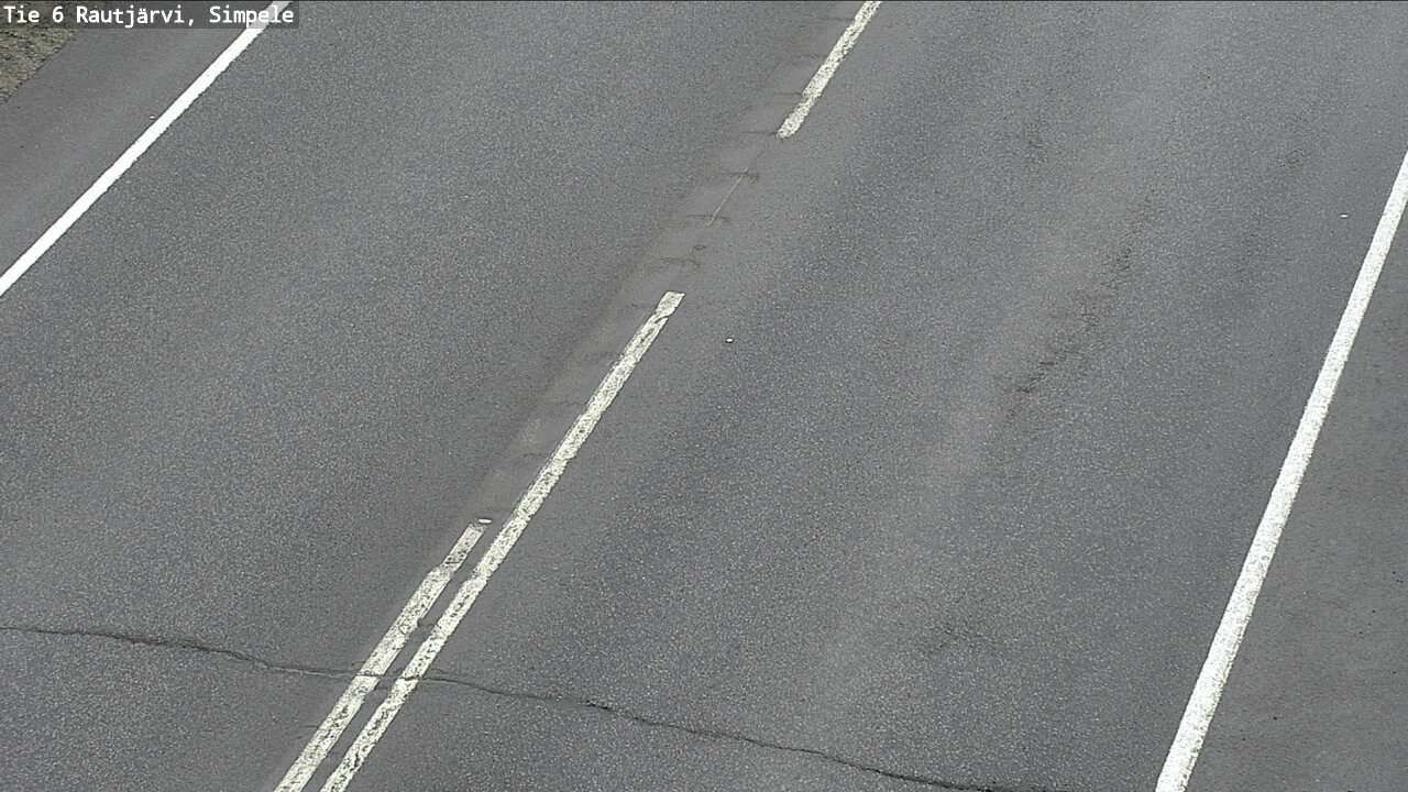 Weather Camera Image Väg 6 Rautjärvi, Simpele, Rautjärvi, Etelä-Karjala