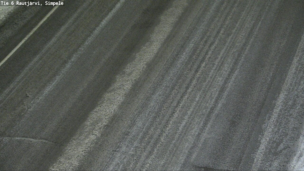 Weather Camera Image Road 6 Rautjärvi, Simpele, Rautjärvi, Etelä-Karjala