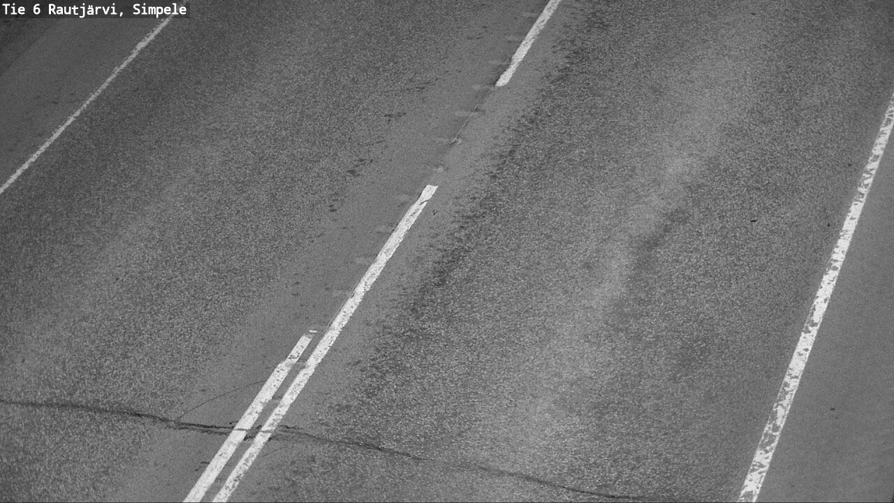 Weather Camera Image Road 6 Rautjärvi, Simpele, Rautjärvi, Etelä-Karjala