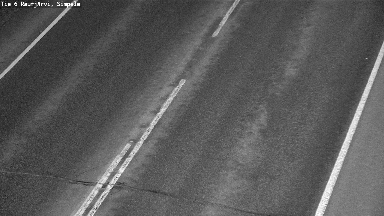 Weather Camera Image Väg 6 Rautjärvi, Simpele, Rautjärvi, Etelä-Karjala