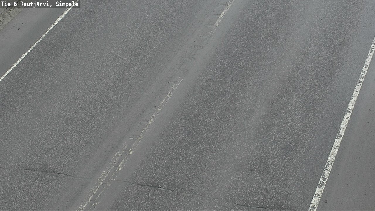 Weather Camera Image Väg 6 Rautjärvi, Simpele, Rautjärvi, Etelä-Karjala