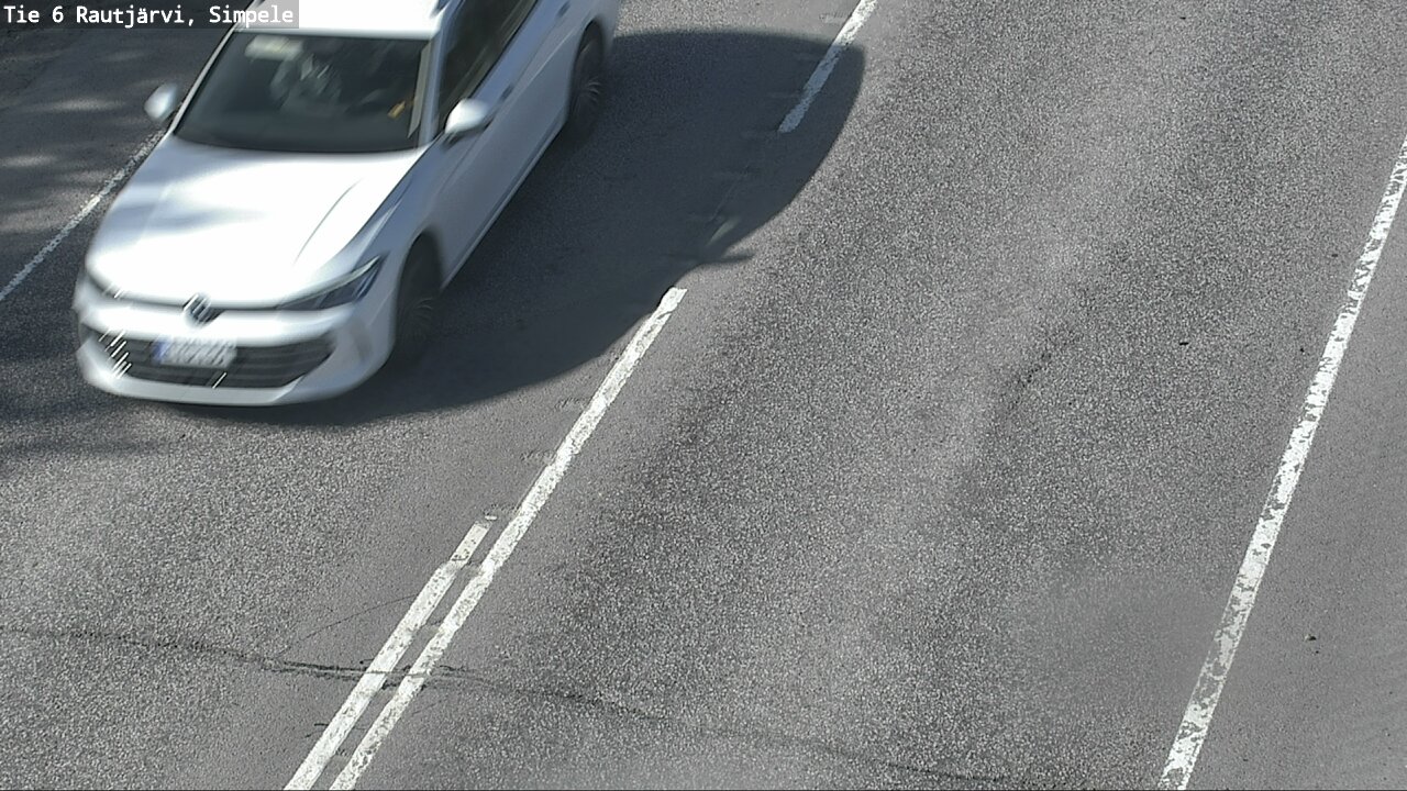 Weather Camera Image Väg 6 Rautjärvi, Simpele, Rautjärvi, Etelä-Karjala