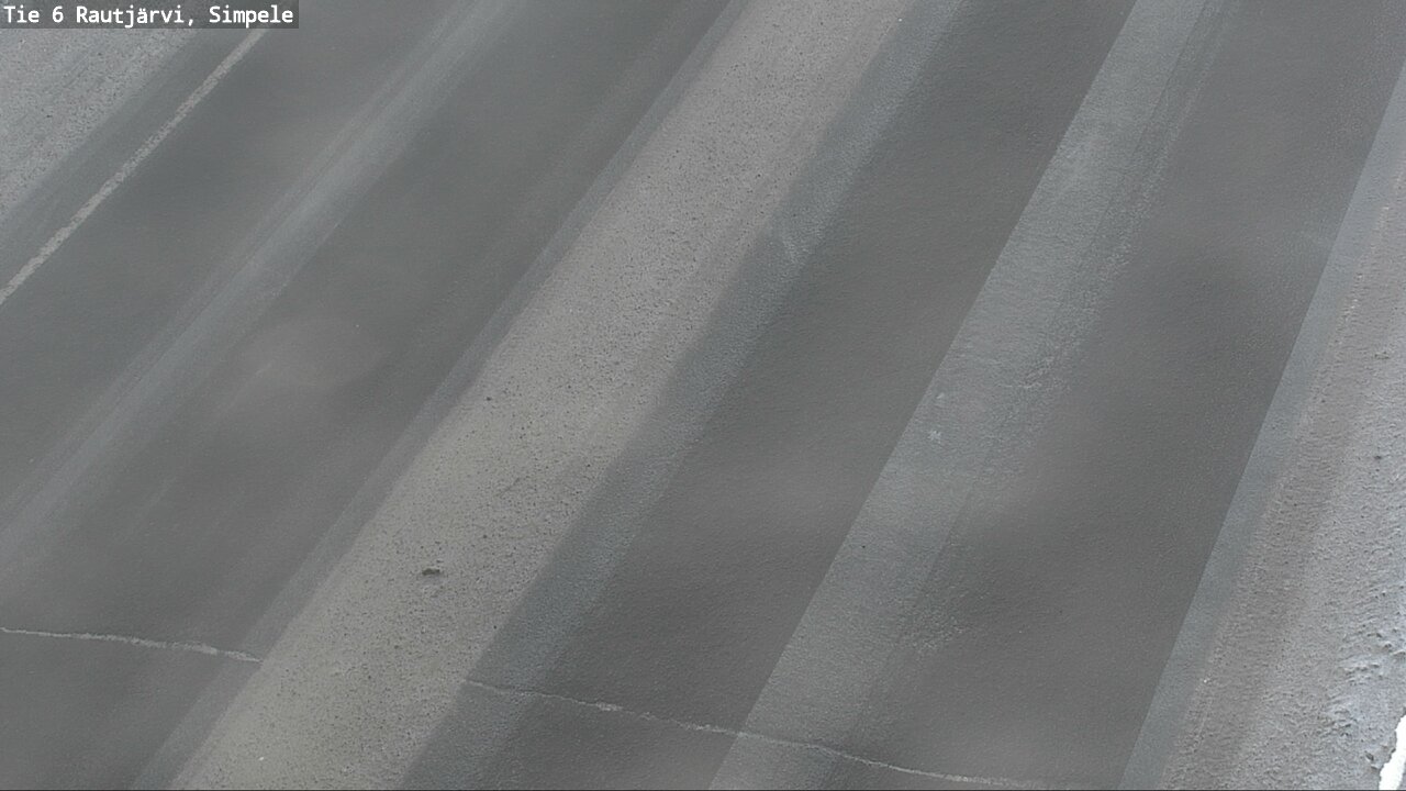 Weather Camera Image Road 6 Rautjärvi, Simpele, Rautjärvi, Etelä-Karjala