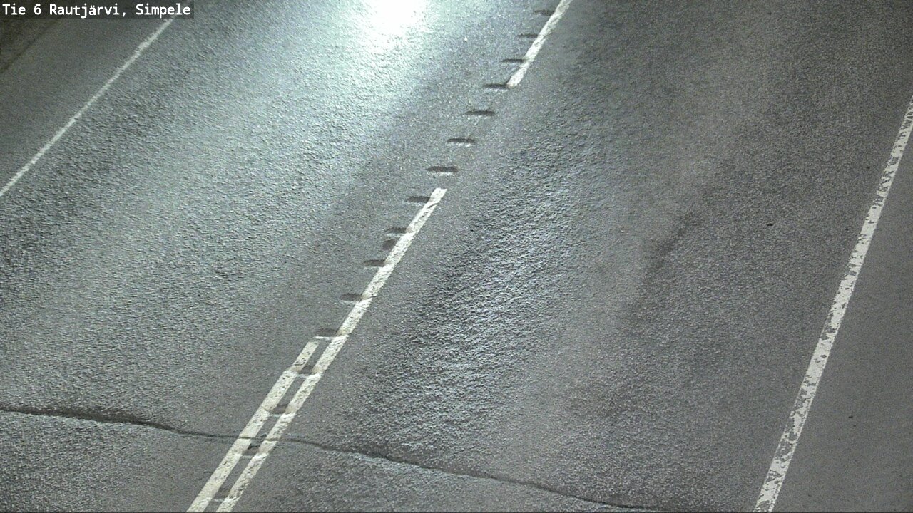 Weather Camera Image Road 6 Rautjärvi, Simpele, Rautjärvi, Etelä-Karjala