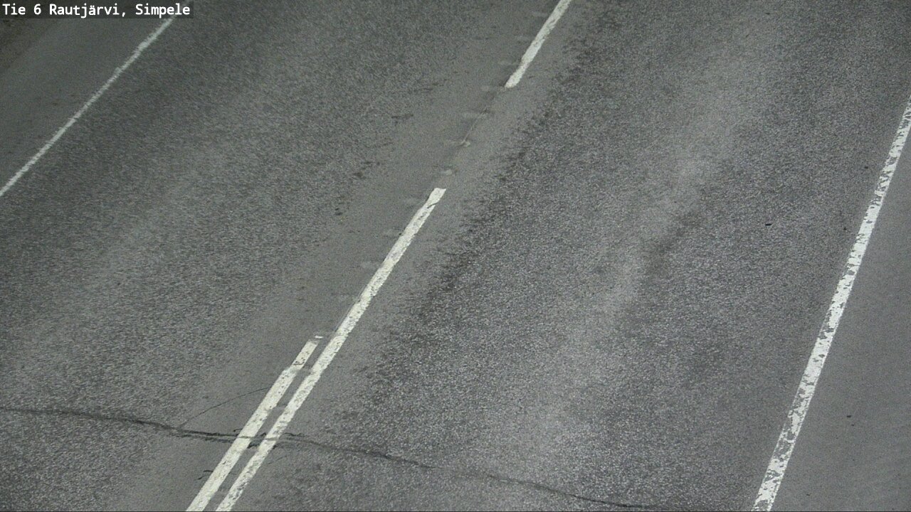 Weather Camera Image Road 6 Rautjärvi, Simpele, Rautjärvi, Etelä-Karjala
