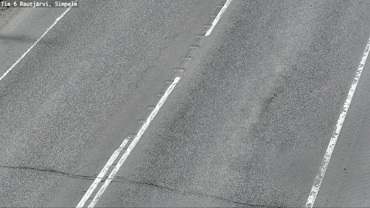 Weather Camera Image Väg 6 Rautjärvi, Simpele, Rautjärvi, Etelä-Karjala