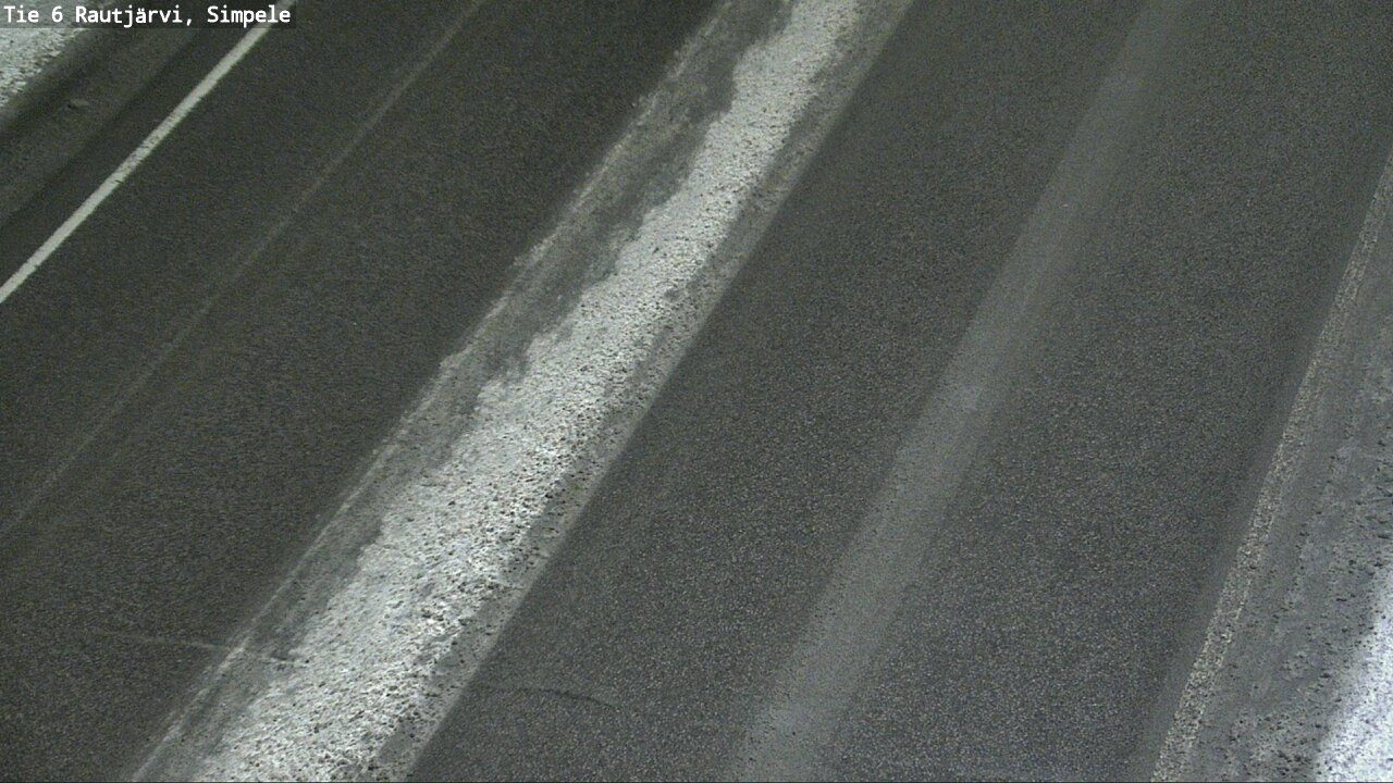 Weather Camera Image Road 6 Rautjärvi, Simpele, Rautjärvi, Etelä-Karjala