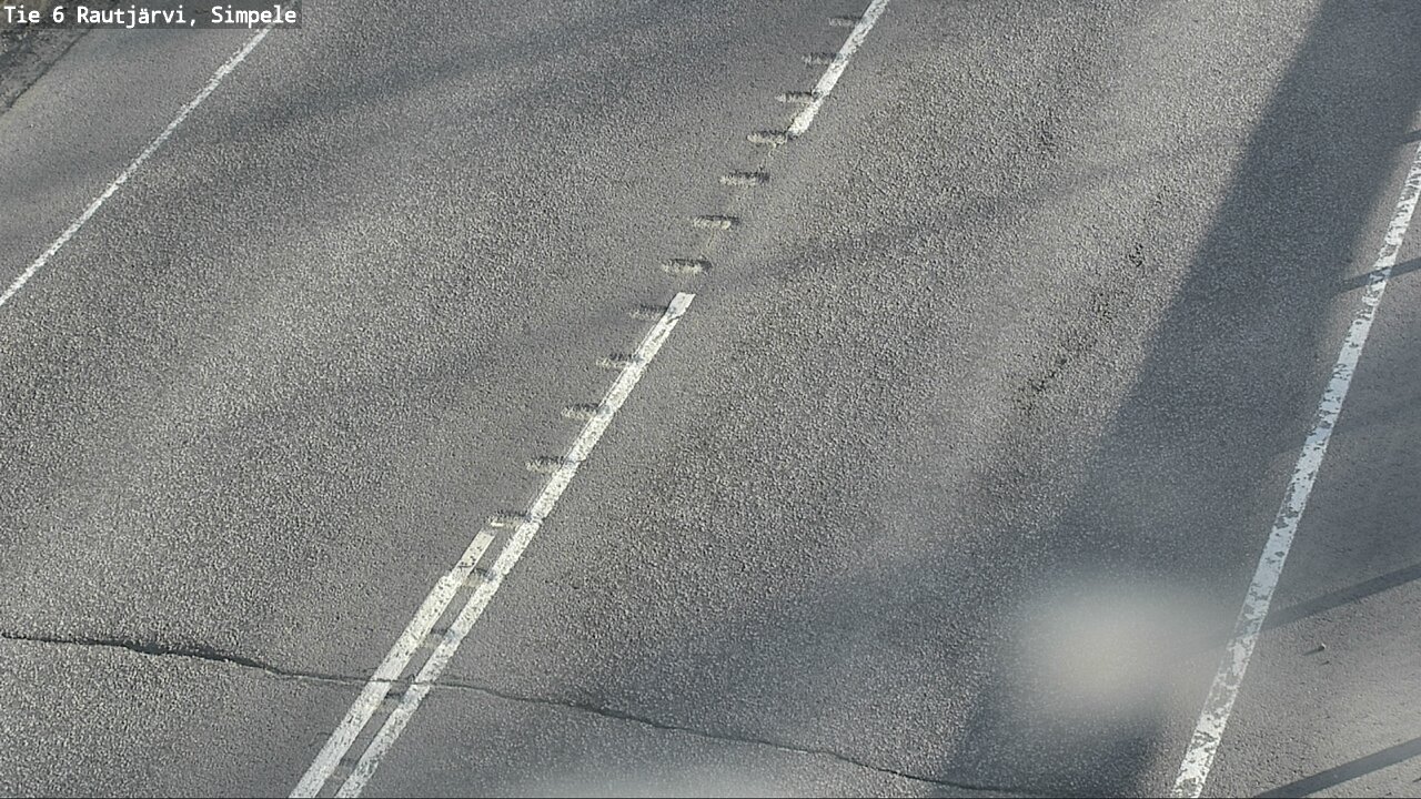 Weather Camera Image Road 6 Rautjärvi, Simpele, Rautjärvi, Etelä-Karjala