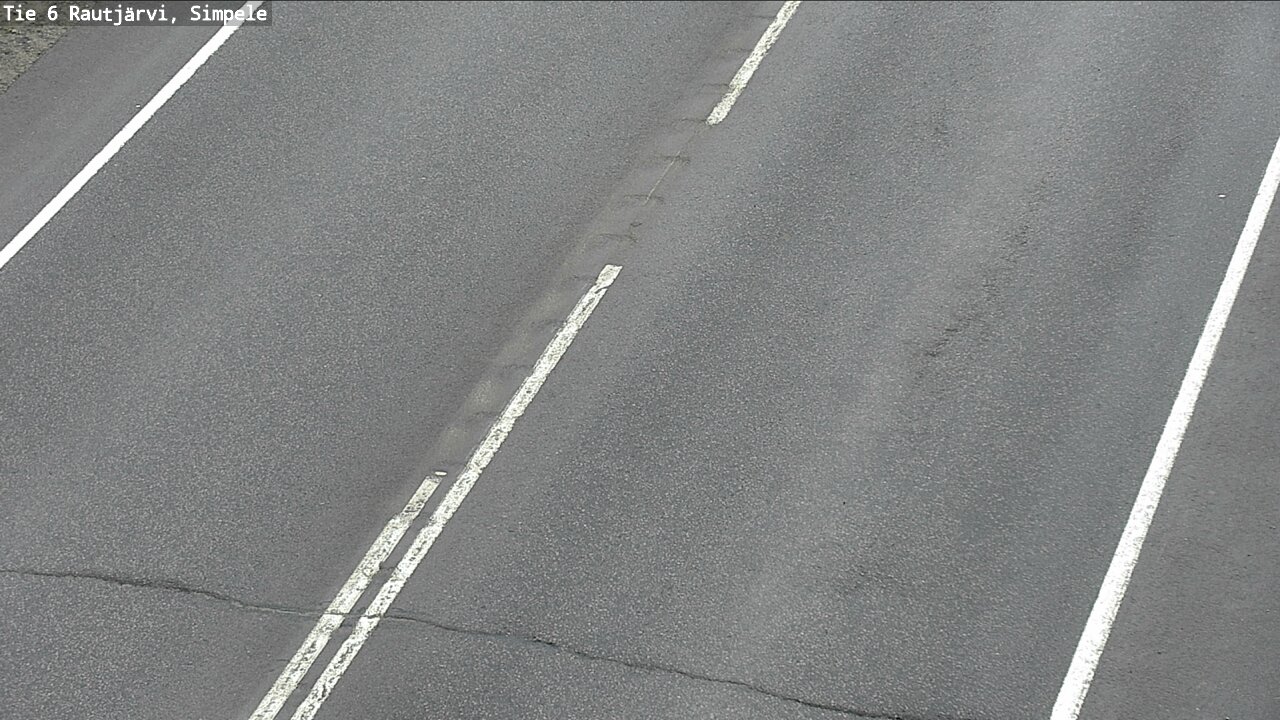 Weather Camera Image Väg 6 Rautjärvi, Simpele, Rautjärvi, Etelä-Karjala