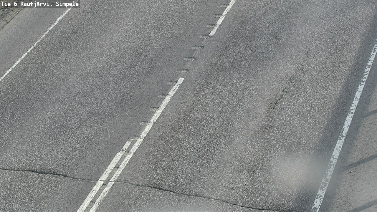 Weather Camera Image Road 6 Rautjärvi, Simpele, Rautjärvi, Etelä-Karjala