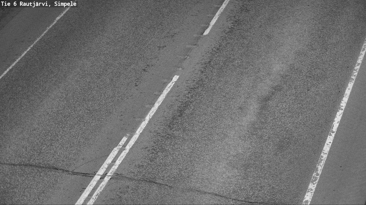 Weather Camera Image Road 6 Rautjärvi, Simpele, Rautjärvi, Etelä-Karjala