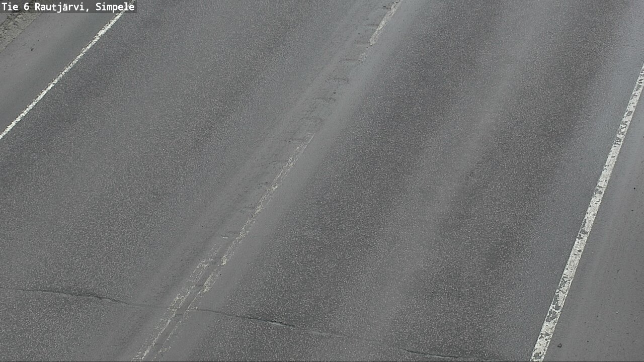 Weather Camera Image Väg 6 Rautjärvi, Simpele, Rautjärvi, Etelä-Karjala