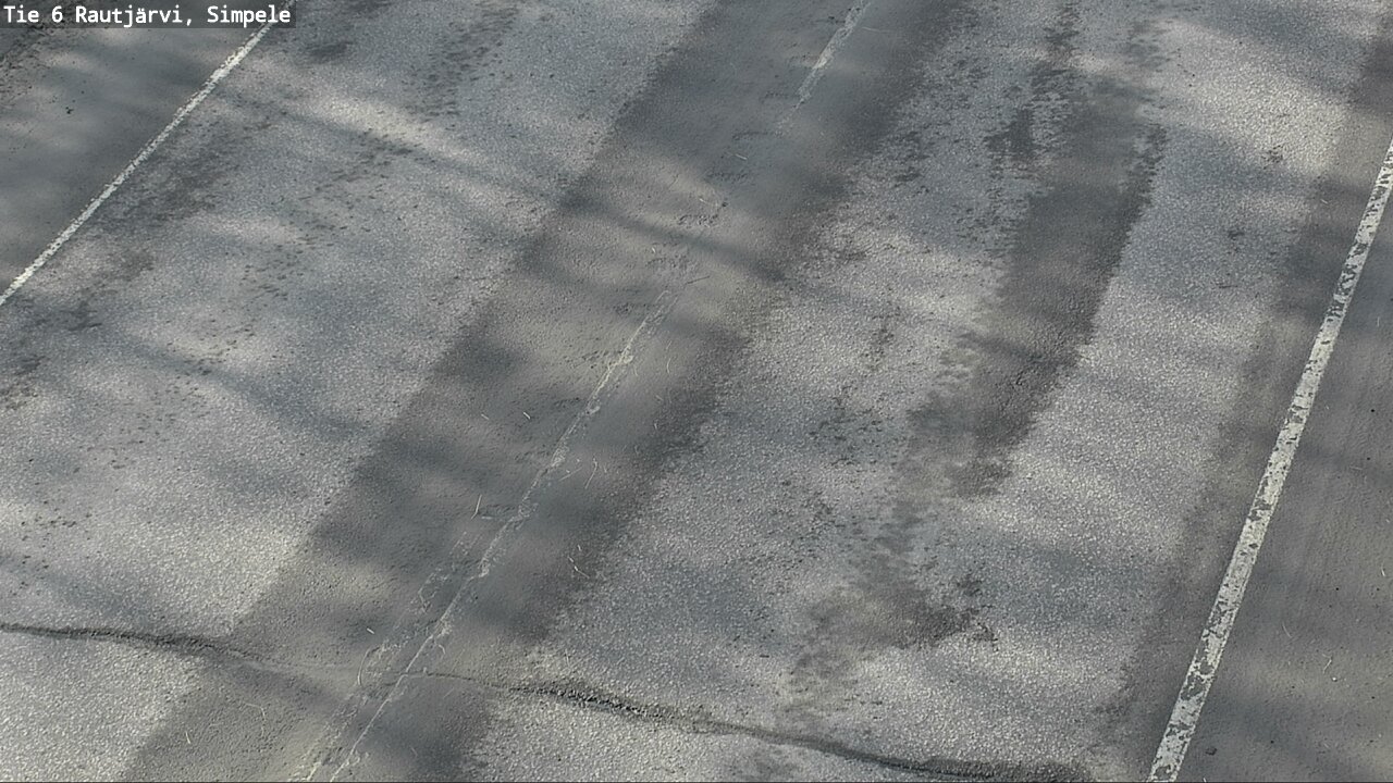 Weather Camera Image Väg 6 Rautjärvi, Simpele, Rautjärvi, Etelä-Karjala