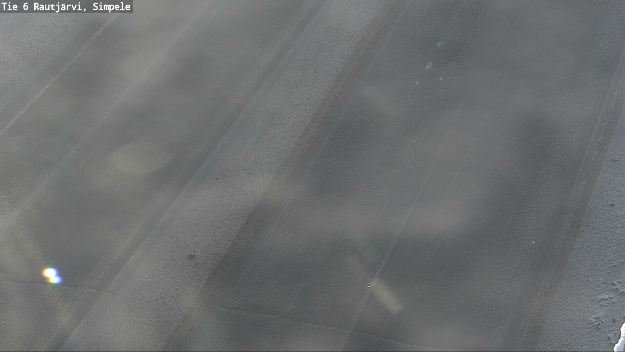 Weather Camera Image Väg 6 Rautjärvi, Simpele, Rautjärvi, Etelä-Karjala