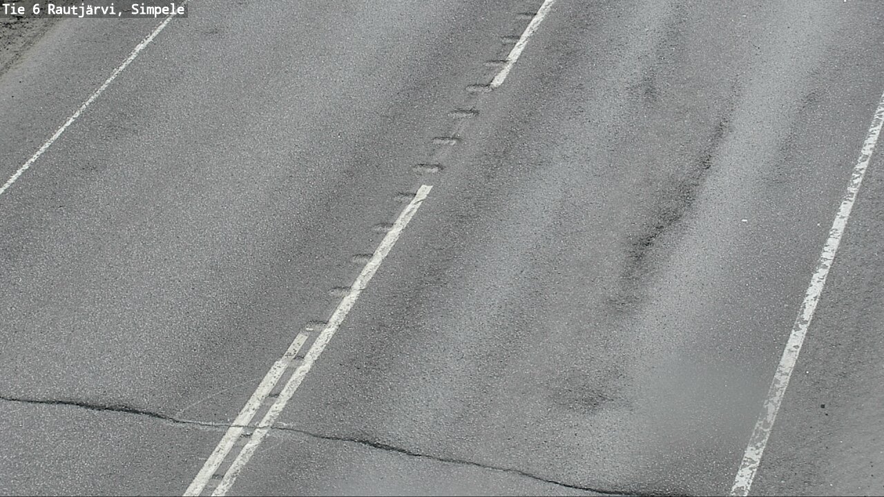 Weather Camera Image Road 6 Rautjärvi, Simpele, Rautjärvi, Etelä-Karjala