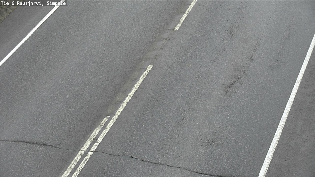 Weather Camera Image Väg 6 Rautjärvi, Simpele, Rautjärvi, Etelä-Karjala