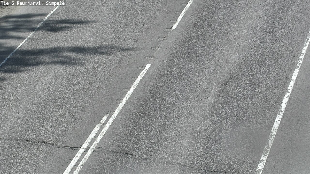 Weather Camera Image Väg 6 Rautjärvi, Simpele, Rautjärvi, Etelä-Karjala