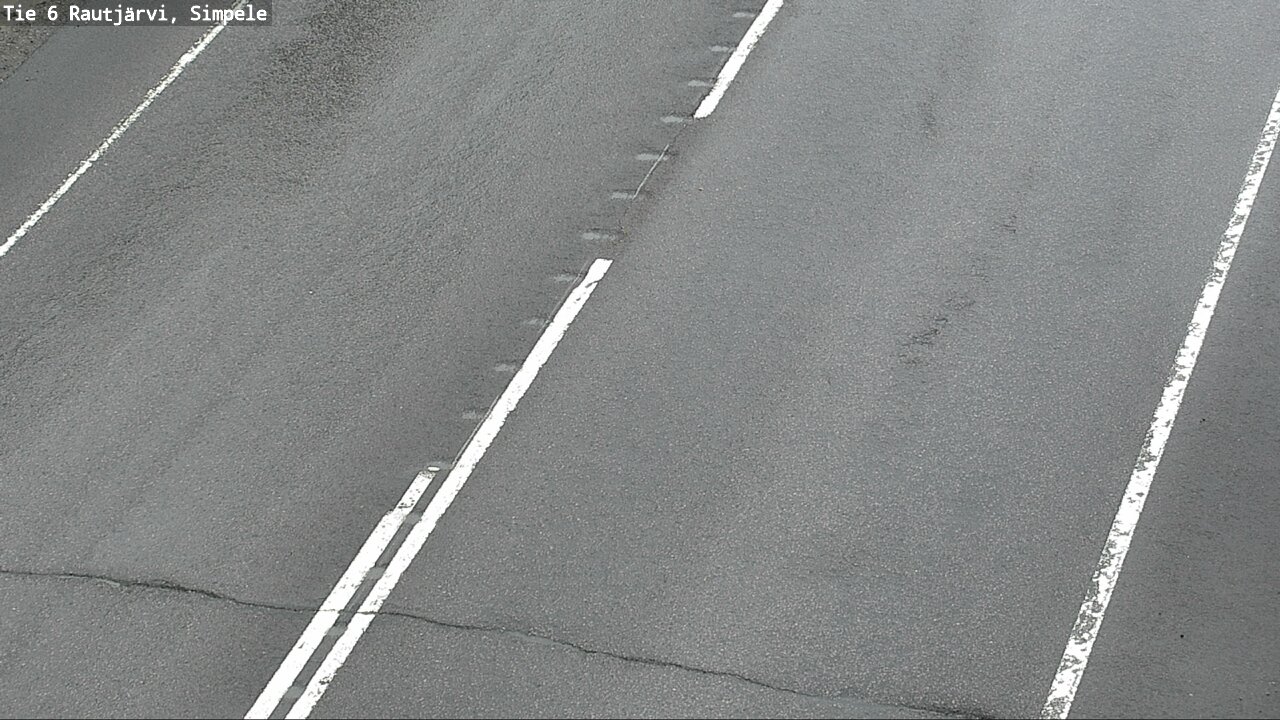 Weather Camera Image Väg 6 Rautjärvi, Simpele, Rautjärvi, Etelä-Karjala