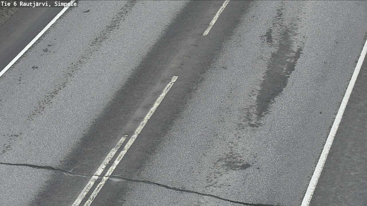 Weather Camera Image Väg 6 Rautjärvi, Simpele, Rautjärvi, Etelä-Karjala