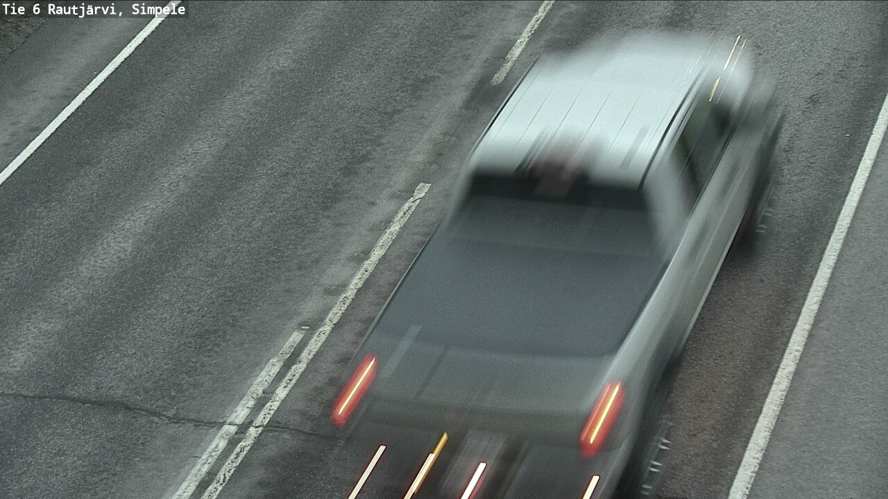 Weather Camera Image Väg 6 Rautjärvi, Simpele, Rautjärvi, Etelä-Karjala