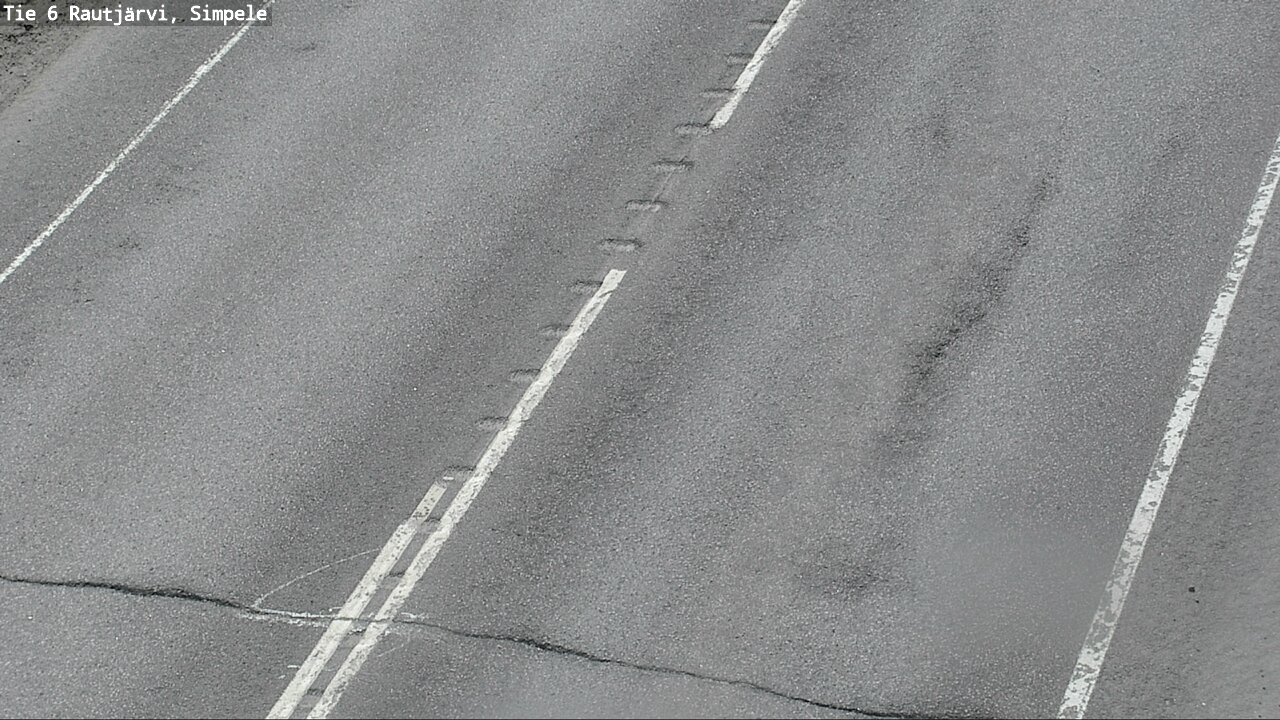 Weather Camera Image Väg 6 Rautjärvi, Simpele, Rautjärvi, Etelä-Karjala