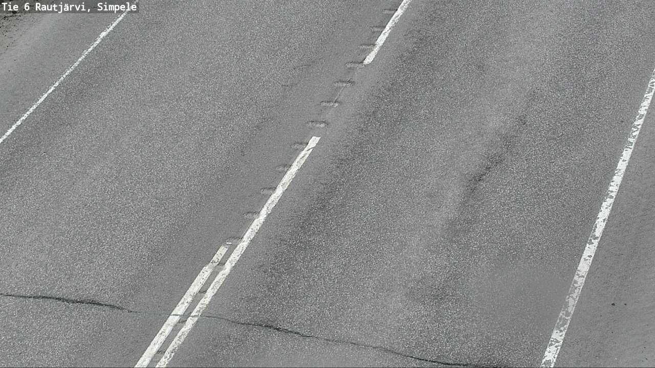 Weather Camera Image Road 6 Rautjärvi, Simpele, Rautjärvi, Etelä-Karjala