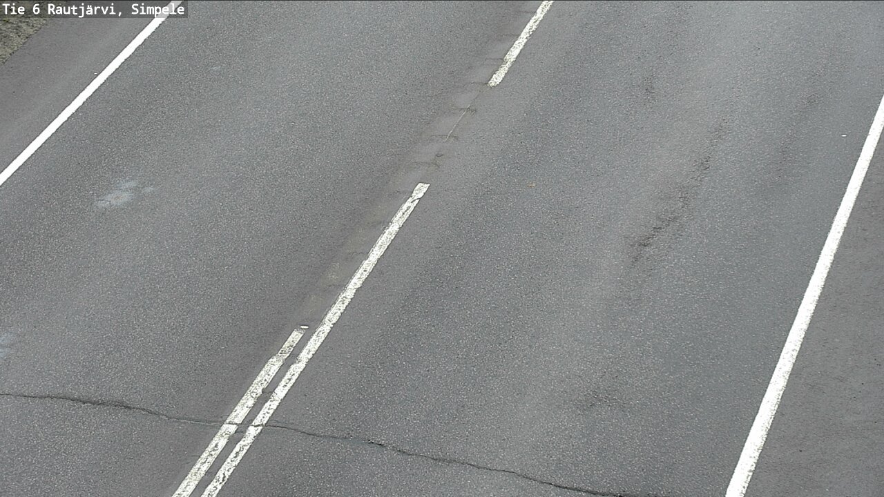 Weather Camera Image Väg 6 Rautjärvi, Simpele, Rautjärvi, Etelä-Karjala