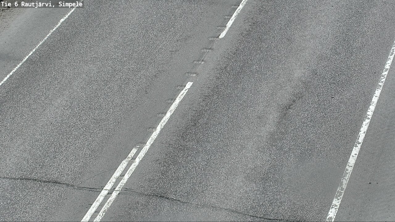 Weather Camera Image Road 6 Rautjärvi, Simpele, Rautjärvi, Etelä-Karjala