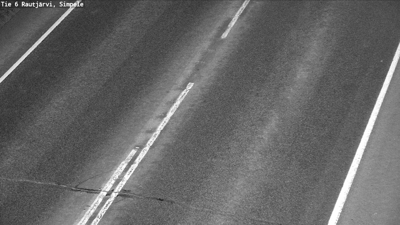 Weather Camera Image Väg 6 Rautjärvi, Simpele, Rautjärvi, Etelä-Karjala