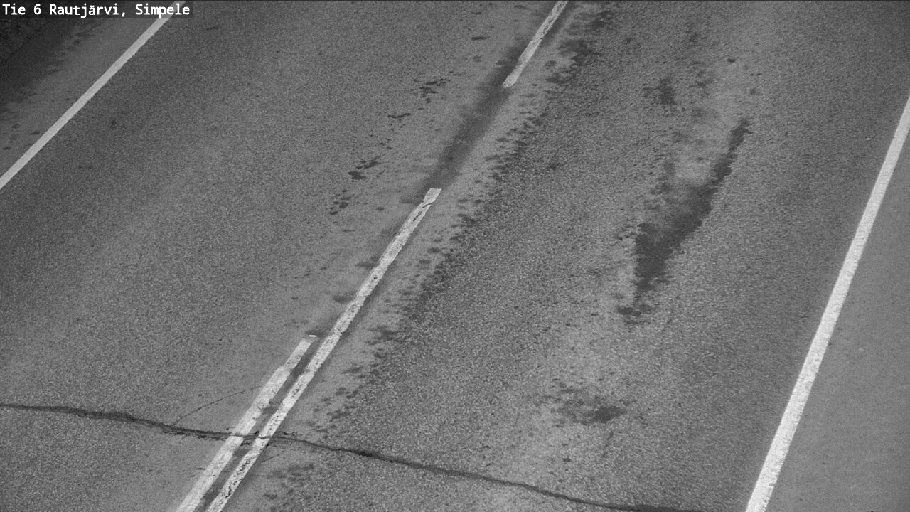 Weather Camera Image Väg 6 Rautjärvi, Simpele, Rautjärvi, Etelä-Karjala