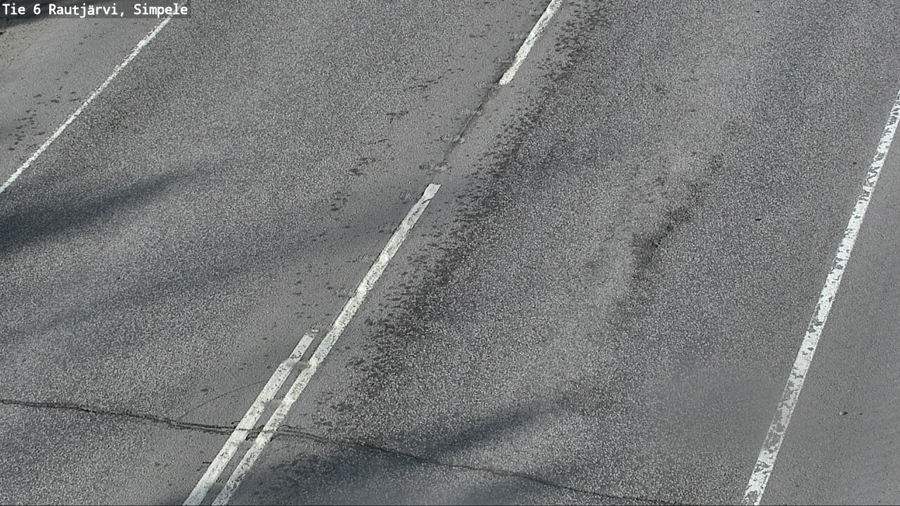 Weather Camera Image Road 6 Rautjärvi, Simpele, Rautjärvi, Etelä-Karjala