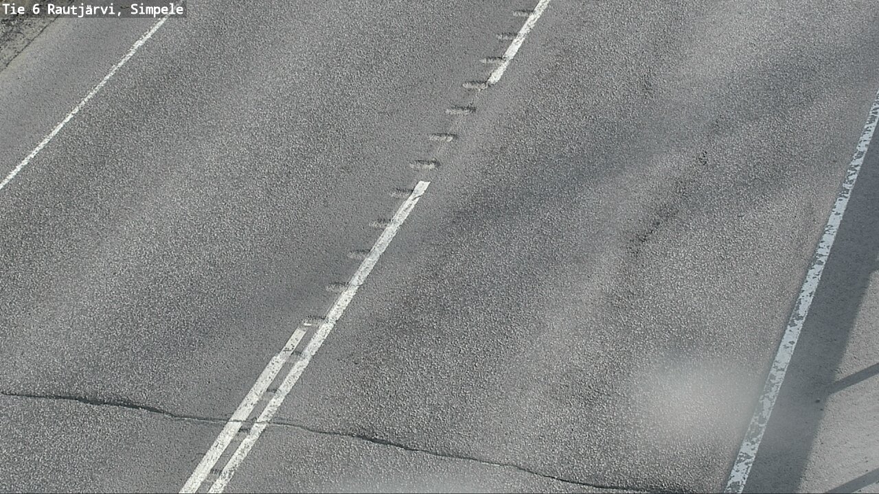 Weather Camera Image Road 6 Rautjärvi, Simpele, Rautjärvi, Etelä-Karjala