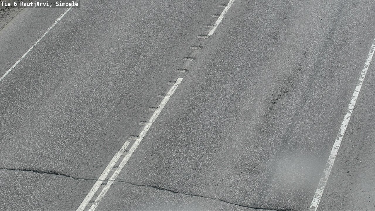 Weather Camera Image Road 6 Rautjärvi, Simpele, Rautjärvi, Etelä-Karjala