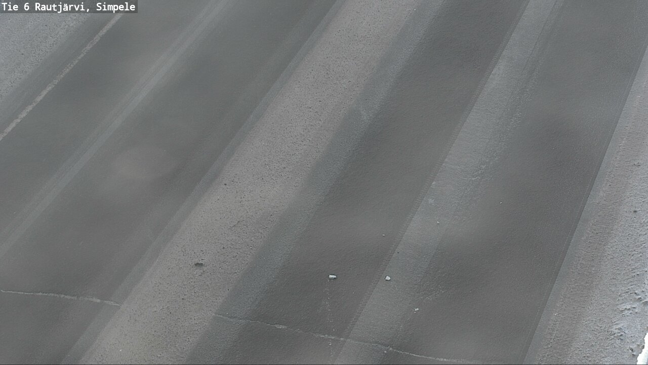 Weather Camera Image Road 6 Rautjärvi, Simpele, Rautjärvi, Etelä-Karjala