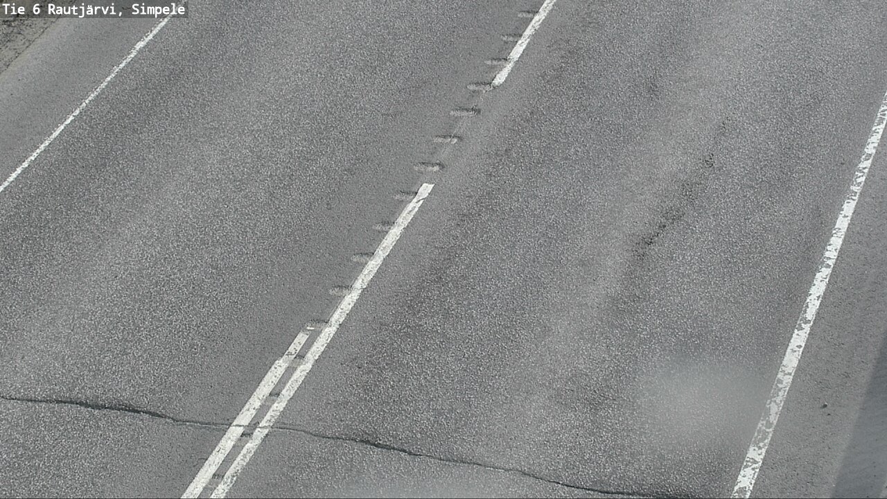 Weather Camera Image Road 6 Rautjärvi, Simpele, Rautjärvi, Etelä-Karjala