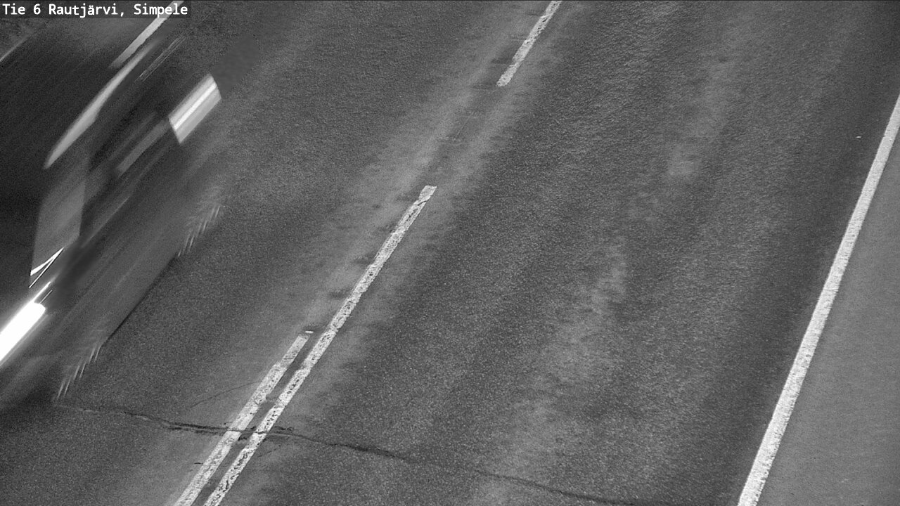 Weather Camera Image Väg 6 Rautjärvi, Simpele, Rautjärvi, Etelä-Karjala