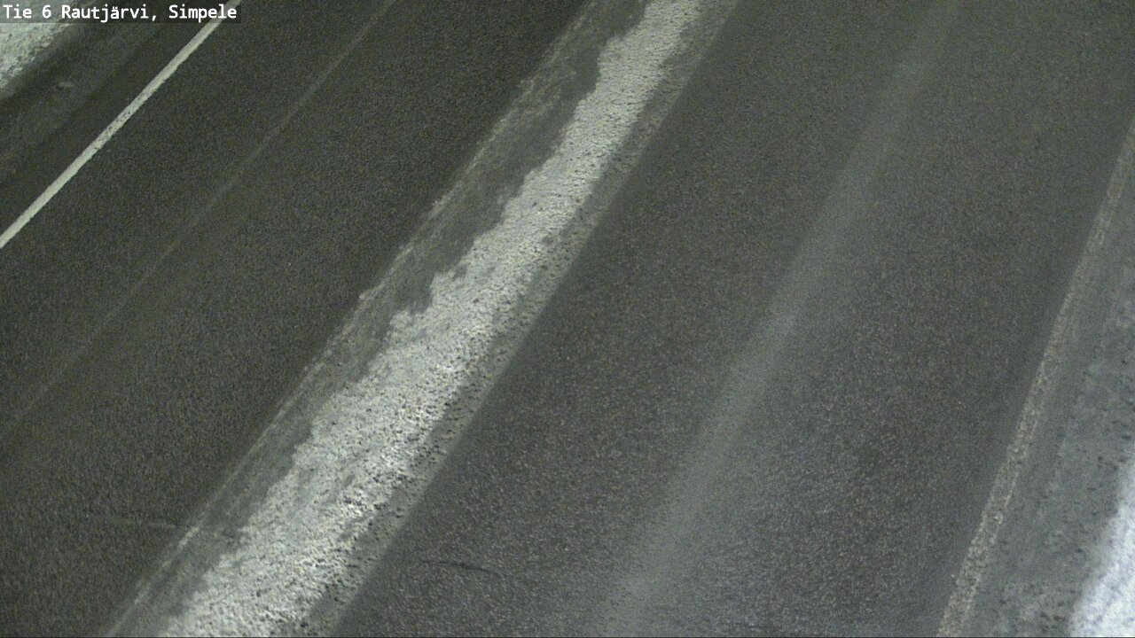 Weather Camera Image Road 6 Rautjärvi, Simpele, Rautjärvi, Etelä-Karjala