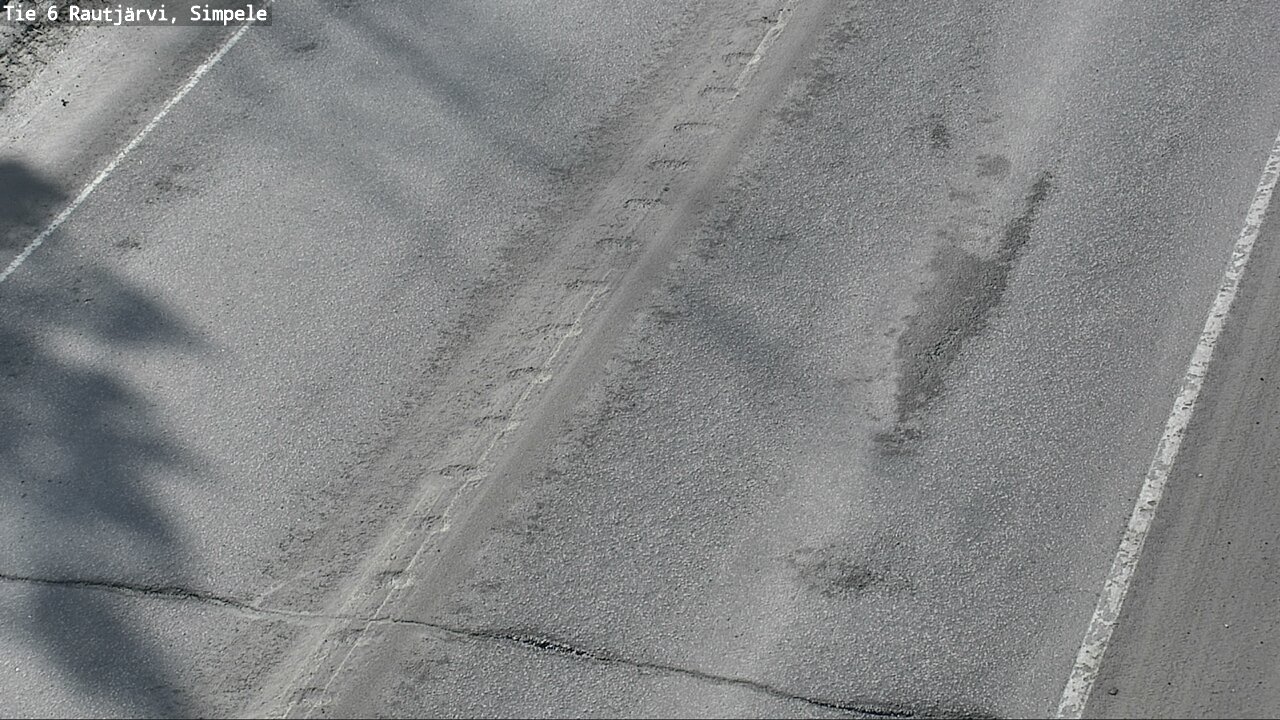 Weather Camera Image Road 6 Rautjärvi, Simpele, Rautjärvi, Etelä-Karjala