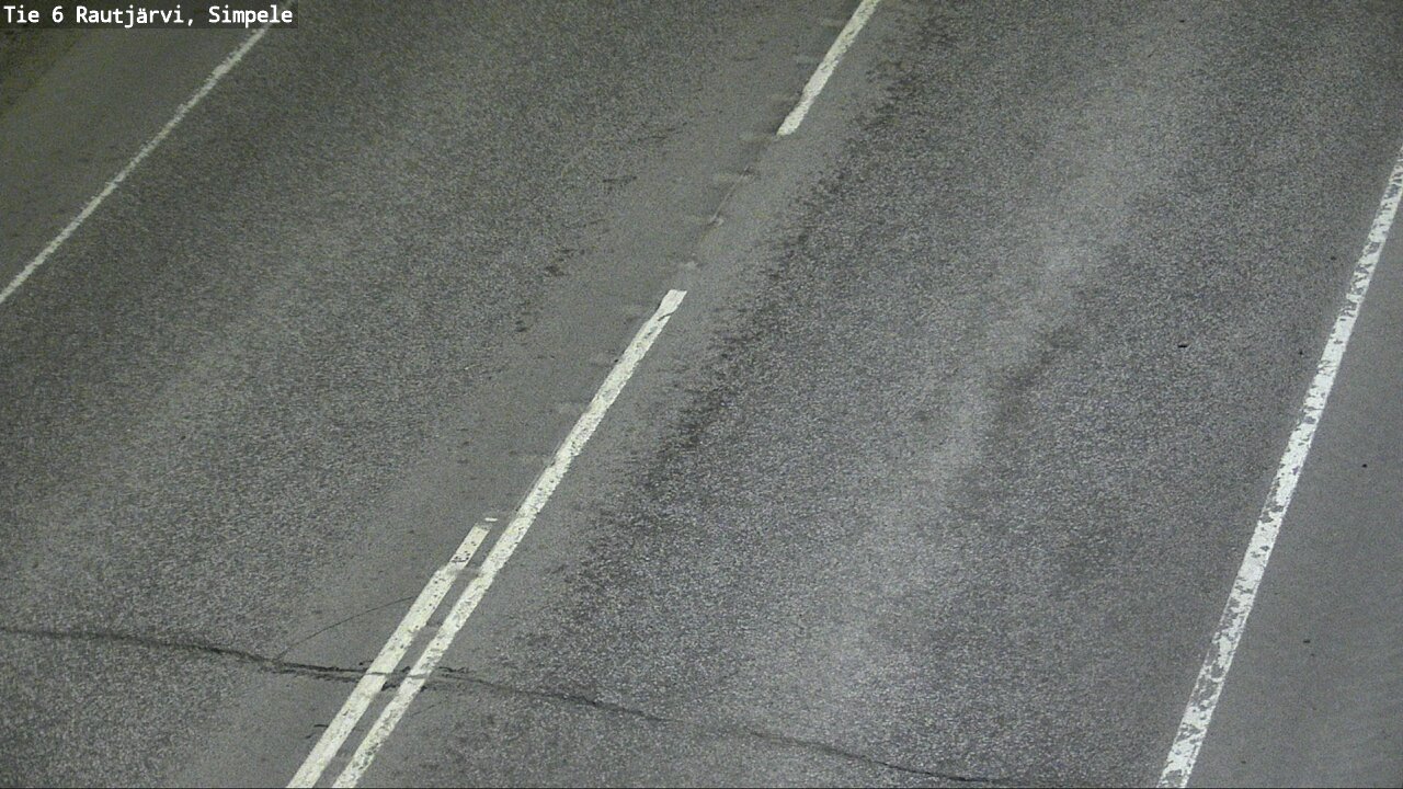 Weather Camera Image Road 6 Rautjärvi, Simpele, Rautjärvi, Etelä-Karjala
