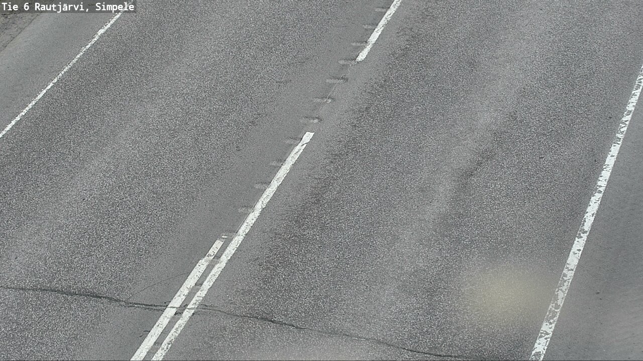Weather Camera Image Road 6 Rautjärvi, Simpele, Rautjärvi, Etelä-Karjala