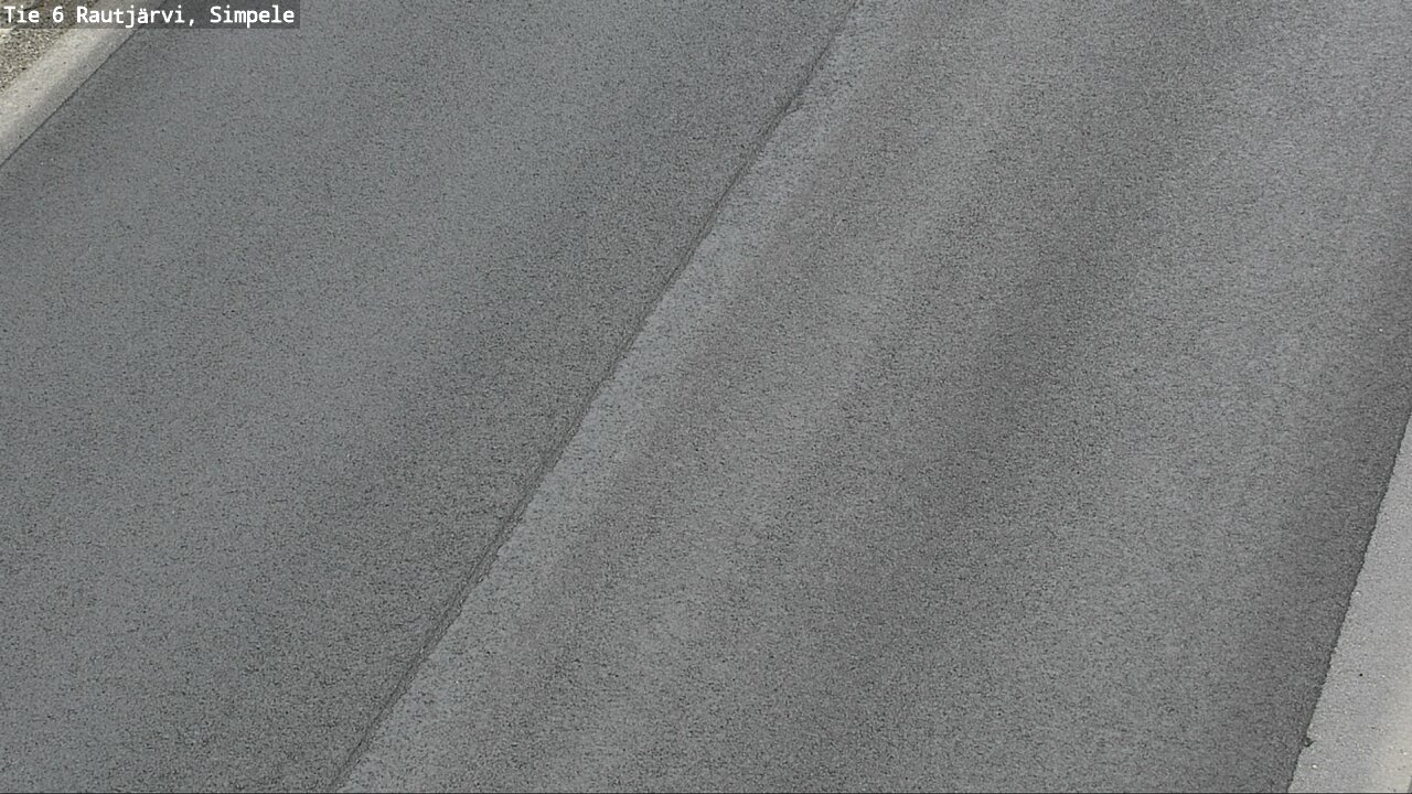 Weather Camera Image Väg 6 Rautjärvi, Simpele, Rautjärvi, Etelä-Karjala