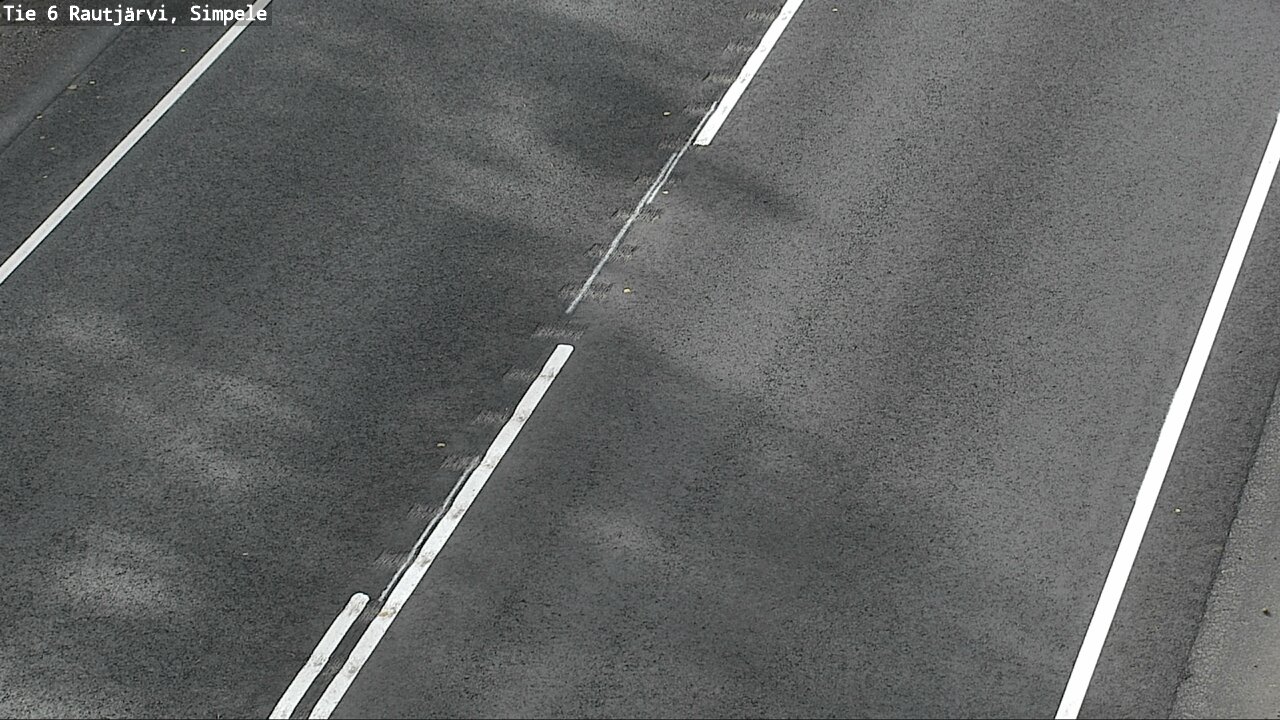 Weather Camera Image Road 6 Rautjärvi, Simpele, Rautjärvi, Etelä-Karjala