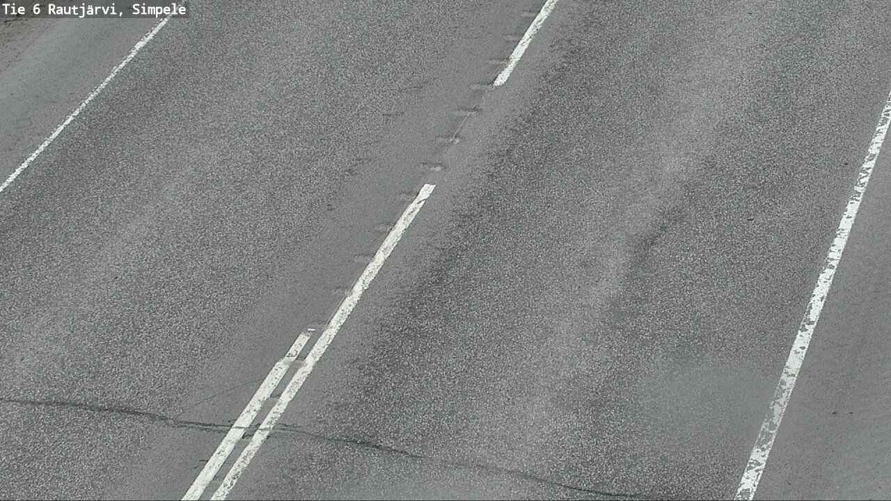 Weather Camera Image Road 6 Rautjärvi, Simpele, Rautjärvi, Etelä-Karjala