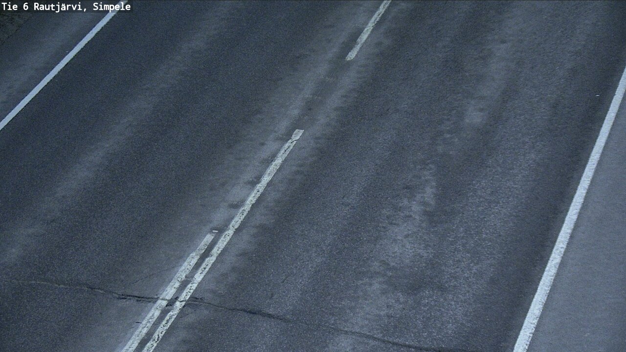 Weather Camera Image Väg 6 Rautjärvi, Simpele, Rautjärvi, Etelä-Karjala