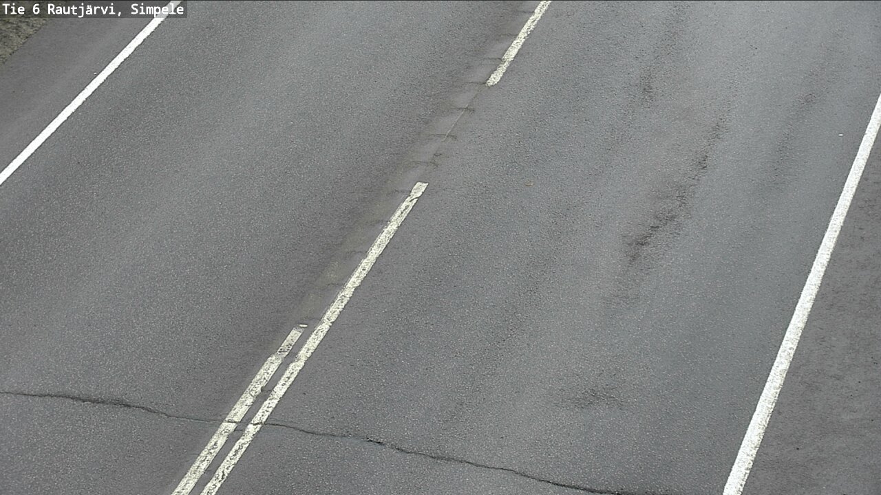 Weather Camera Image Väg 6 Rautjärvi, Simpele, Rautjärvi, Etelä-Karjala