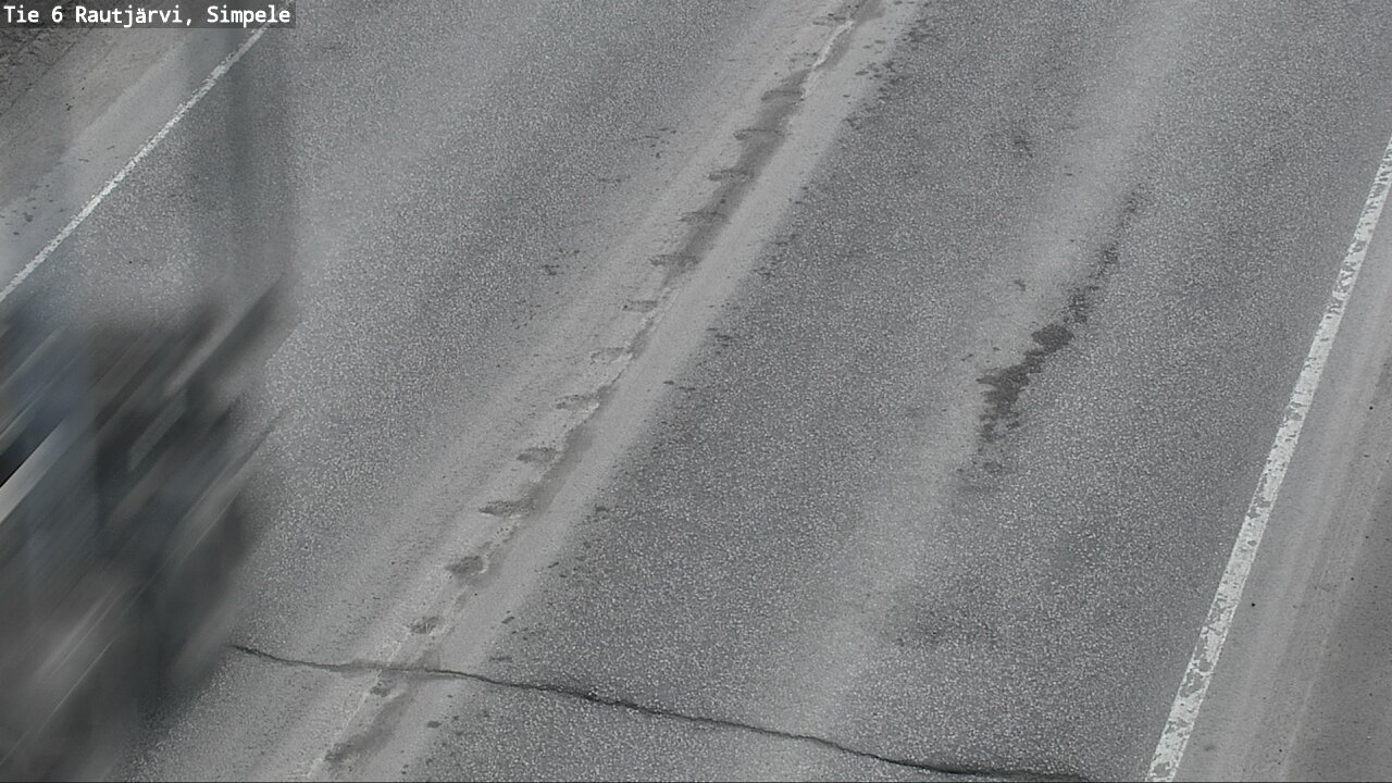 Weather Camera Image Road 6 Rautjärvi, Simpele, Rautjärvi, Etelä-Karjala